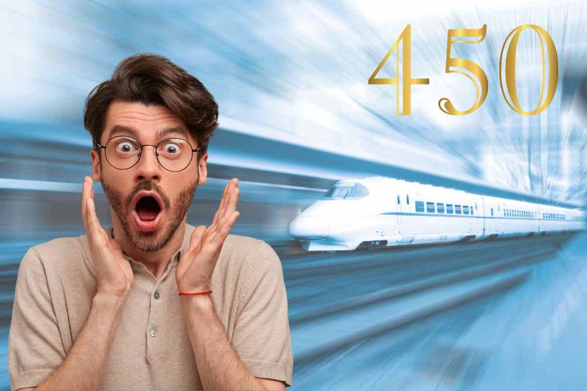 il treno dei record raggiunge i 450 km/h
