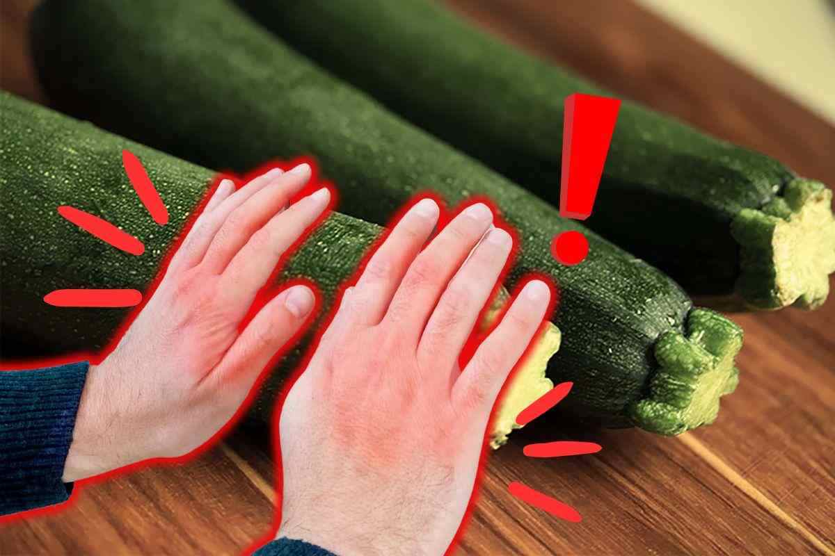 Perché le mani sono rovinate dalle zucchine