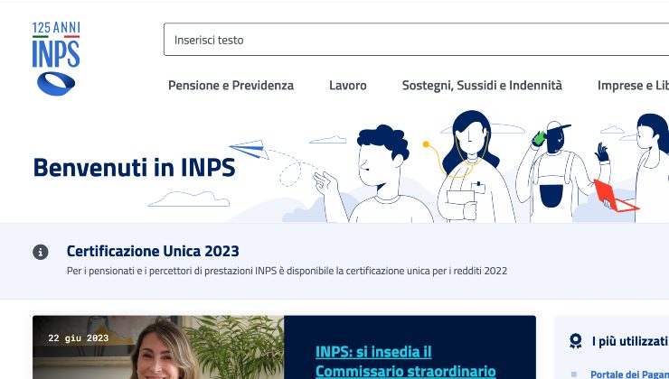 Dal sito dell'Inps è possibile verificare lo stato del Reddito di Cittadinanza