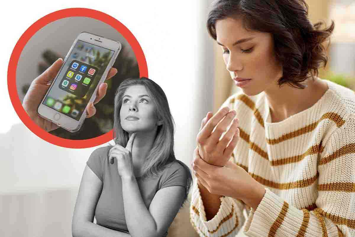 Dolore al polso per lo smartphone