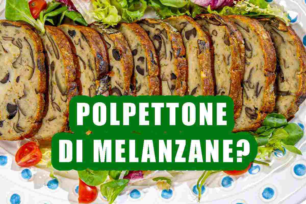 Polpettone vegetariano con aggiunta di cuore filante