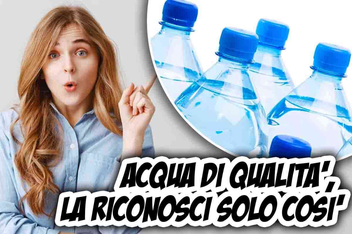 Riconoscere acqua