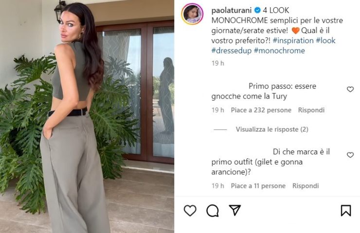 paola turani look estivi